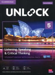 Unlock Level 5 Listening, Speaking and Critical Thinking Student's Book with Digital Pack - Jessica Williams, Sabina Ostrowska (ISBN: 9781009031493)