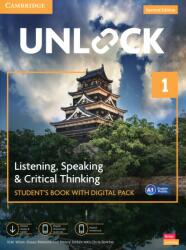 Unlock 1 Listening, Speaking & Critical Student's Book with Digital Pack - Second Edition (ISBN: 9781009031455)