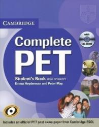 Complete PET Student's Book with answers with CD-ROM (2002)
