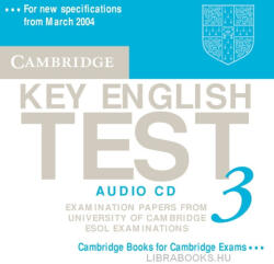 Cambridge Key English Test 3 Official Examination Past Papers 2nd Edition Audio CD (2007)