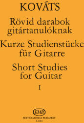 RÖVID DARABOK GITÁRTANULÓKNAK I (ISBN: 9786380204559)