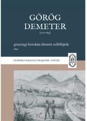 Görög Demeter grinzingi birtokán ültetett szőlőfajták 1829 (2022)