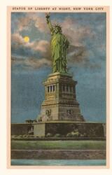 Vintage Journal Moon over Statue of Liberty New York City (ISBN: 9781669511281)