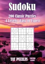 Sudoku 200 Classic Puzzles - Volume 8: 4 Levels - Easy to Expert (ISBN: 9781922695284)