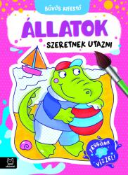 Bűvös kifestő. Állatok szeretnek utazni (ISBN: 9789634921660)