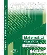 Matematica. Filiera tehnologica, clasa a 12-a - Marius Burtea (ISBN: 9786068952260)