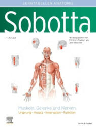 Sobotta Lerntabellen Anatomie Muskeln, Gelenke und Nerven - Jens Waschke (ISBN: 9783437441608)