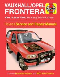 VAUXHALL OPEL FRONTERA 91 TO 98 (ISBN: 9781785214486)