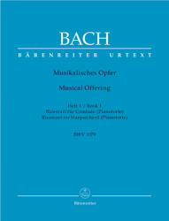 MUSIKALISCHES OPFER HEFT 1 RICERCARI FÜR CEMBALO BWV 1079 URTEXT (ISBN: 9786310196442)