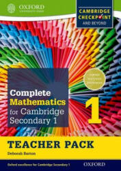 Complete Mathematics for Cambridge Lower Secondary Teacher Pack 1 (First Edition) - Deborah Barton (ISBN: 9780199137053)