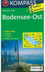1b Bodensee Ost turista térkép Kompass 1: 50 000 (2012)