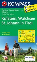 09. Kufstein-Walchsee turista térkép Kompass 1: 25 000 (2012)