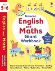 Usborne English and Maths Giant Workbook 5-6 (ISBN: 9781803704388)