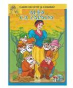 Alba ca zapada si cei sapte pitici. Carte de citit si colorat (ISBN: 9789737148971)