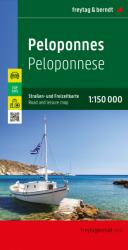 Peloponnészosz TOP 10 autós szabadikdőtérkép (ISBN: 9783707921762)