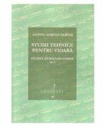 Studii tehnice pentru vioara. Studiul dublelor coarde Opus 3 - Anton Adrian Sarvas (ISBN: 9790694923112)