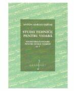 Studii tehnice pentru vioara. Studii pregatitoare pentru duble coarde Opus 2 - Anton Adrian Sarvas (ISBN: 9790694923105)