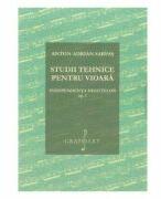 Studii tehnice pentru vioara. Independenta degetelor Opus 1 - Anton Adrian Sarvas (ISBN: 9790694923099)
