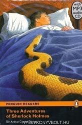 Level 4: Three Adventures of Sherlock Holmes Book and MP3 Pack - Arthur Conan Doyle (2011)