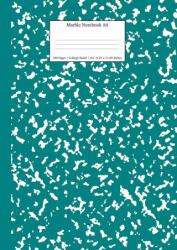 Marble Notebook A4: Teal Marble College Ruled Journal (ISBN: 9781989790526)