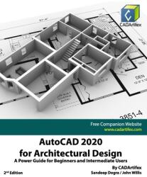 AutoCAD 2020 for Architectural Design: A Power Guide for Beginners and Intermediate Users (ISBN: 9781686313929)