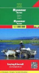 Myanmar térkép Freytag 1: 1 000 000 (2013)
