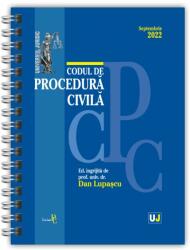 Codul de procedura civila Septembrie 2022. EDITIE SPIRALATA, tiparita pe hartie alba - Prof. univ. dr. Dan Lupascu (ISBN: 9786063911019)