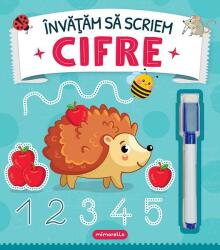 Invatam sa scriem cifre + marker (ISBN: 9786069542392)
