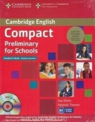 Compact Preliminary for Schools Pack - Student's Book with CD-ROM, Workbook with CD (2013)