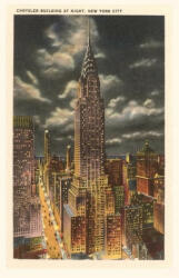 Vintage Journal Moon over Chrysler Building New York City (ISBN: 9781669512189)
