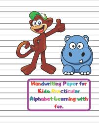 Handwriting Paper for Kids: Practicular Alphabet Learning with fun. : Cursive Writing Books and Practice Paper: 3-Line and Checkered Writing Sheets (ISBN: 9781658539951)