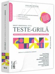 Teste-grila pentru examenele de admitere in profesiile juridice. Drept procesual civil. 2022. Editia a 2-a, revazuta si adaugita - Evelina Oprina (ISBN: 9786063910982)