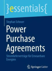 Power Purchase Agreements - Stephan Schnorr (ISBN: 9783658379094)