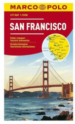 San Francisco - laminált várostérkép (2013)