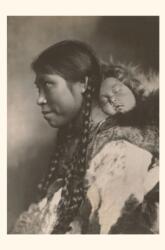 Vintage Journal Indigenous Alaskan Woman Carrying Sleeping Baby on Her Back (ISBN: 9781669525103)