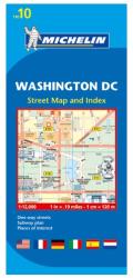 10. Washington D. C. térkép Michelin 1: 12 000 (2012)