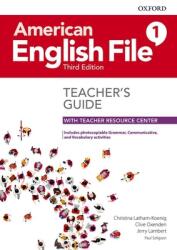 American English File 3e Teachers Book 1 Pack (ISBN: 9780194906180)