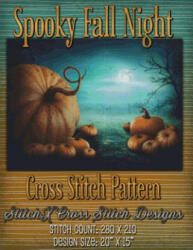 Spooky Fall Night Cross Stitch Pattern - Tracy Warrington, Stitchx (ISBN: 9781511535953)