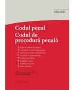 Codul penal. Codul de procedura penala si Legile de punere in aplicare. Actualizat la 10 octombrie 2022 - Tudorel Toader (ISBN: 9786062721459)