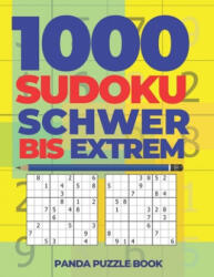 1000 Sudoku Schwer Bis Extrem: Logikspiele Für Erwachsene - Panda Puzzle Book (ISBN: 9781671115545)