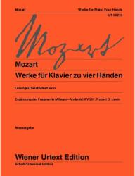 WERKE FÜR KLAVIER ZU VIER HAENDEN (LEISINGER/SEIDLHOFER/LEVIN) WIENER URTEX (ISBN: 9786300180383)