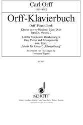 ORFF KLAVIERBUCH FÜR KLAVIER ZU VIER HAENDEN, BAND 2 (ISBN: 9786310213897)