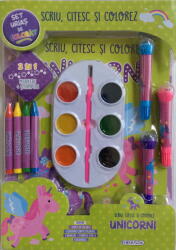 Scriu, citesc si colorez - Unicorni (ISBN: 9786060242185)