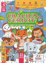 Craciun fericit. Carte de colorat cu animale (ISBN: 9786069521731)
