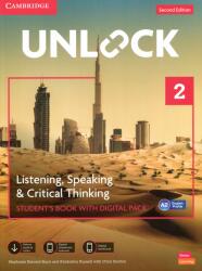 Unlock 2 Listening, Speaking & Critical Student's Book with Digital Pack - Second Edition (ISBN: 9781009031462)