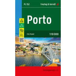 Porto térkép Porto várostérkép City Pocket Freytag 1: 10e (ISBN: 9783707918489)