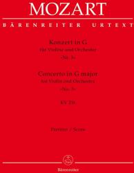 Concerto for Violin and Orchestra no. 3 Mozart, Wolfgang Amadeus (ISBN: 9790006457847)