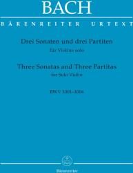 Three Sonatas and Three Partit Bach, Johann Sebastian (ISBN: 9790006561605)