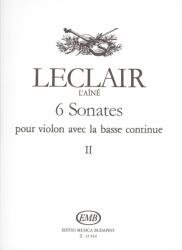 6 Sonatas vol. 2 (ISBN: 9790080129142)