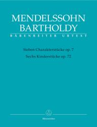 Seven Character Pieces op. 7 / Mendelssohn Bartholdy, Felix (ISBN: 9790006535798)